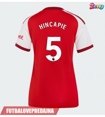 Lacne Ženy Futbalové dres Arsenal Piero Hincapie #5 2026-27 Krátky Rukáv - Domáci